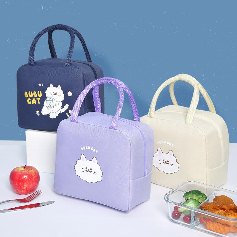 New Cartoon Style Oxford Cloth Thermal Lunch Tote With Unique Design And Spacious Interior