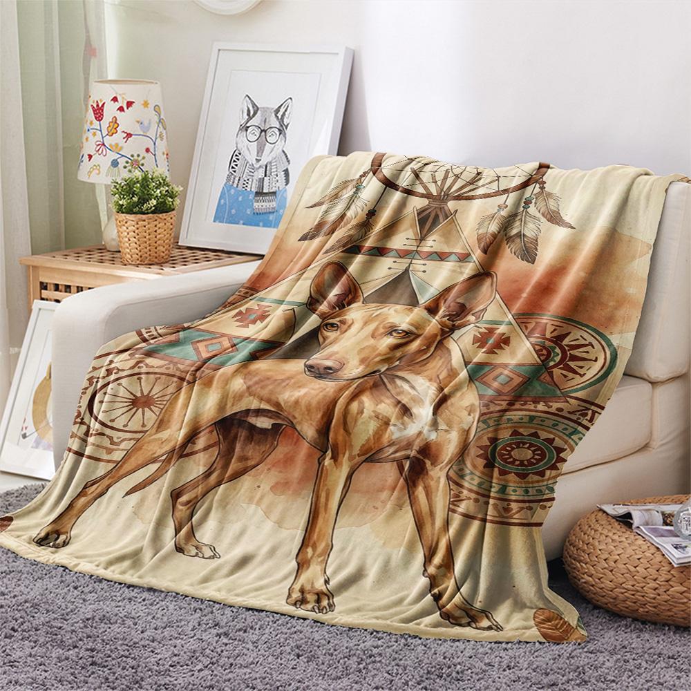 1PC Wild animals Print FlAannel Blanket, High quality Comfortable for All Seasons, Home Decor, Warmth and Comfort