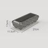 Compact Egg Storage Tray with Lid - Food Safe Organizer for Freshness in Refrigerator