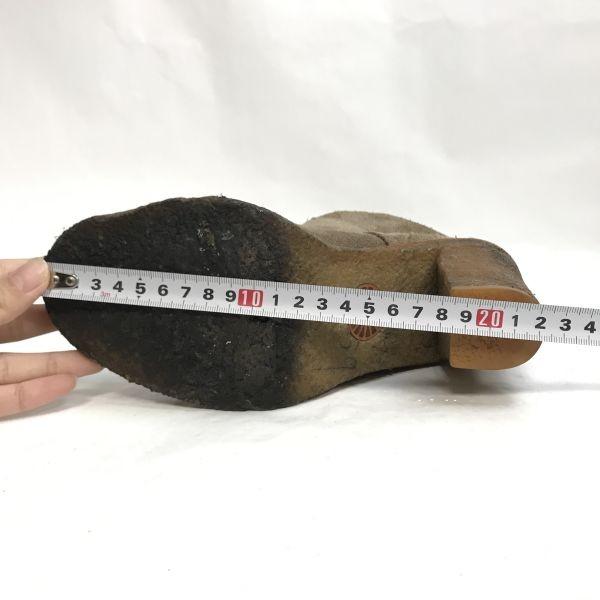 UGG Suede Short Heel Shearling Boots Beige Size US6 23.0cm(USED)