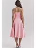 2024 French Retro Long Slip Dress - Court Style Dopamine Outfit