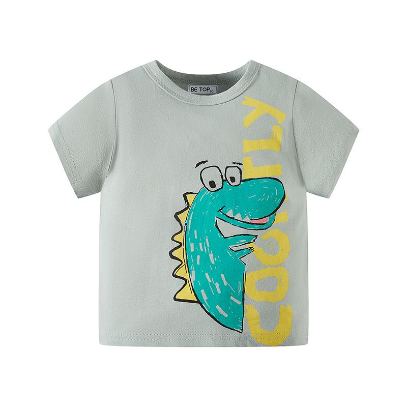 Betop Kids Cotton Dinosaur T-Shirt - 2025 Summer Collection 110 cm