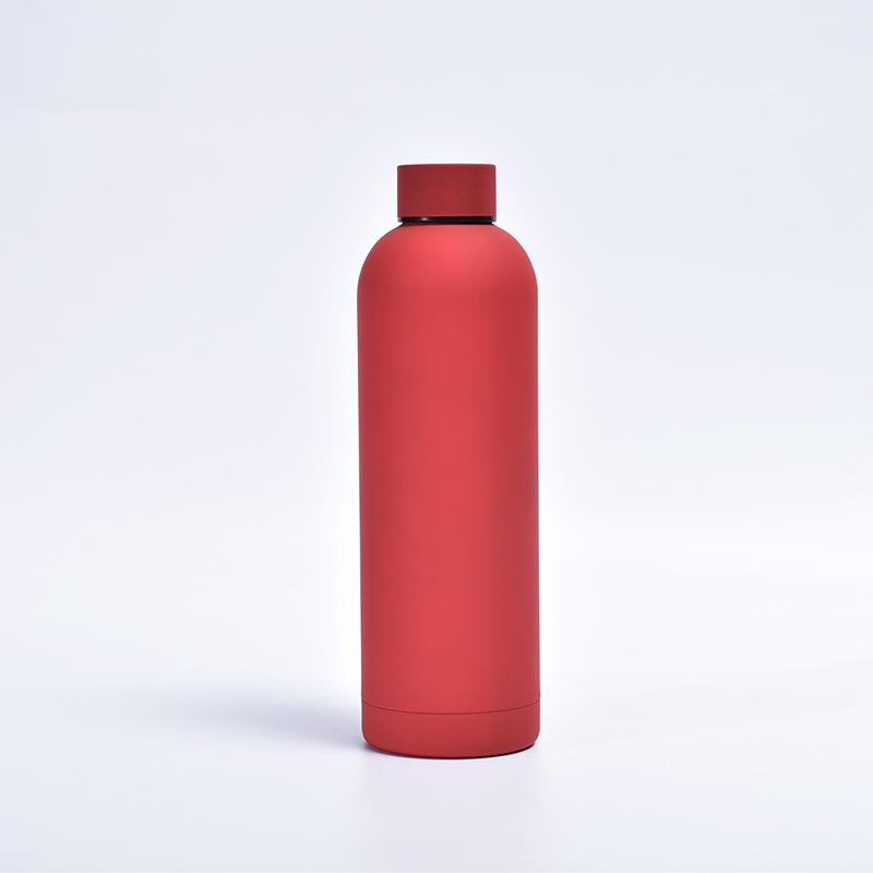 304 Stainless Steel Thermos Double Vacuum Outdoor Cycling Cup Spray-painted Small Mouth Handy Cup