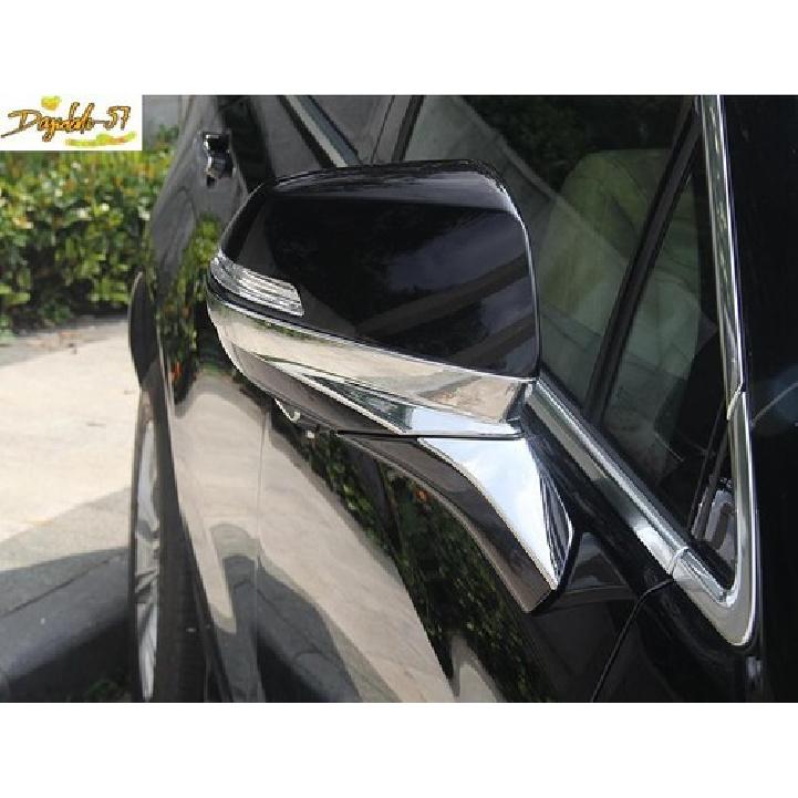 For Cadillac XT5 2017 2018   Chrome Body Side Mirror Strip Cover Trim