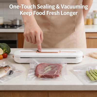Compact Bag Sealer for Fresh Food Storage, Kitchen Vacuum Sealing Solution