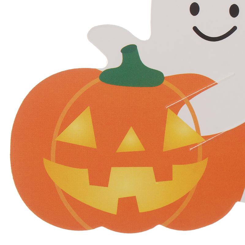 50Pcs/Lot Ghost Pumpkin Diy Halloween Gift Candy Paper Cards Lollipop Cards