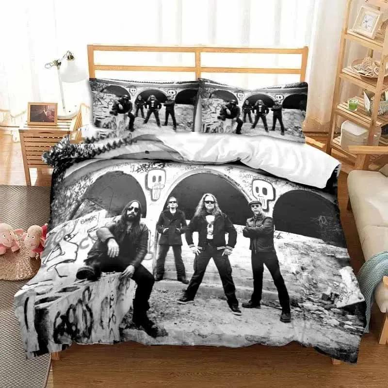 Band Böhse Onkelz Double Bedding Set All Season 3 Piece Duvet Cover Set Quilt Cover For Double And King Bed Duvet Cover Bed