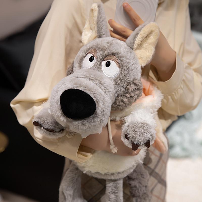 Soft Wolf In Sheep's Clothing Plush Toy Creative Stuffed Fairy Tale Animal Doll Cute Home Decor Gift For Children Haloween Gifts
