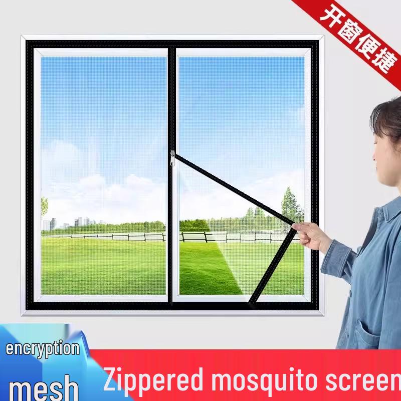 DIY Velcro Mosquito Net - Self-Adhesive Window Screen, No Drilling Required