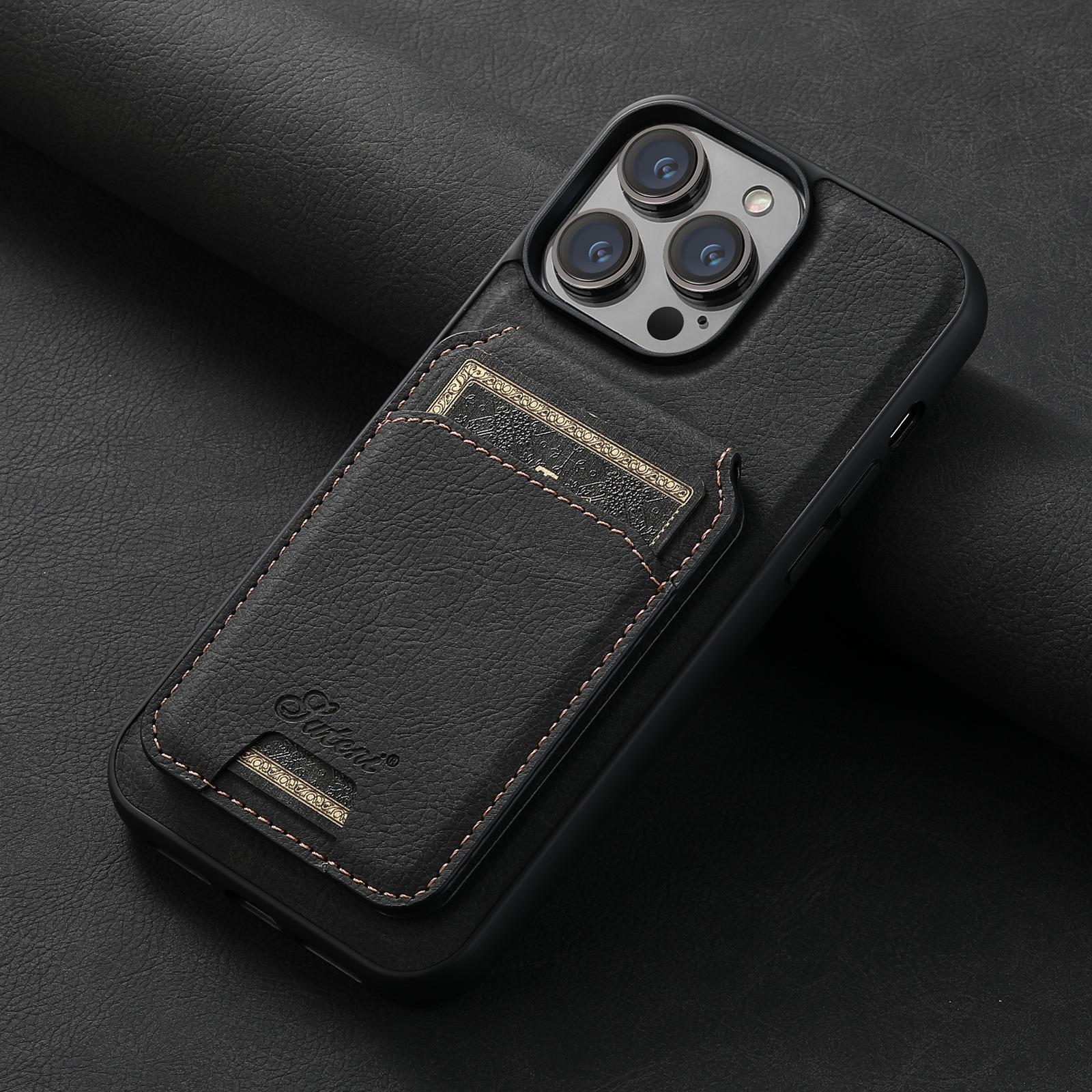 

Wallet Phone Case Card Holder Leather Magnetic Pocket Cover for Wireless Charging for IPhone 12 13 14 15 16 Plus 17 ProMax iPhone 17ProMax