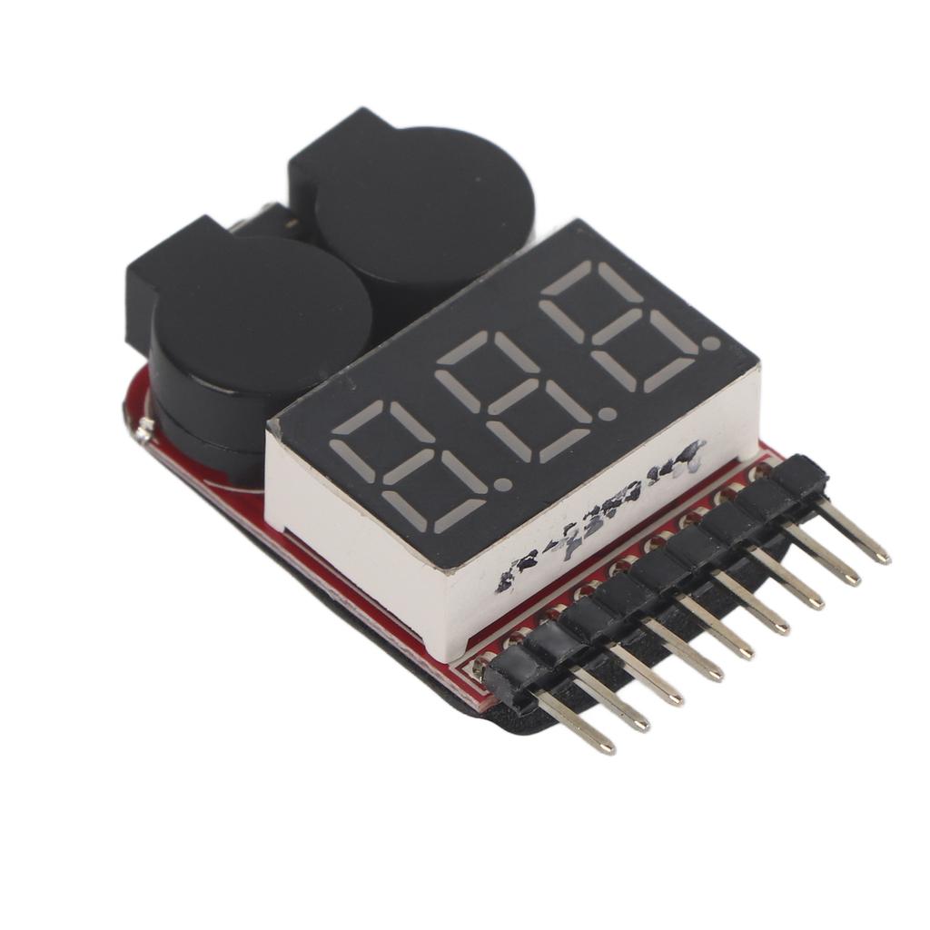 3Pcs Set RC 1S 8S Lipo Battery LED Tester Low Voltage Alarm Buzzer Checker RC Accessory