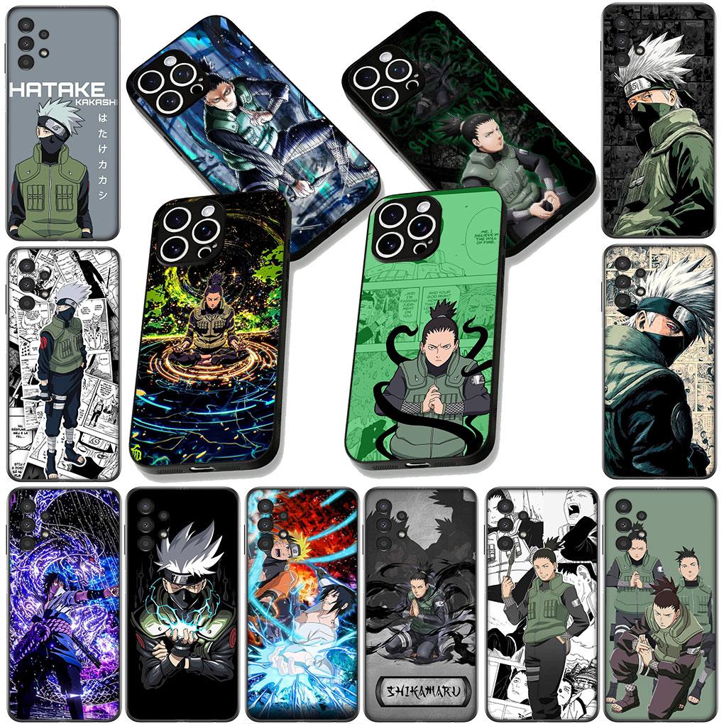 Cover for Samsung Galaxy S22 S21 S20 FE Ultra Plus A35 A36 A55 A37 A33 A34 A57 Phone Case Narutos Nara Shikamaru Sasuke Kakashi