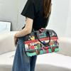 Premium Temperament Handbag Bag Women'S Splicing Embroidery Women'S Bag Large Capacity Shell Bag Messenger