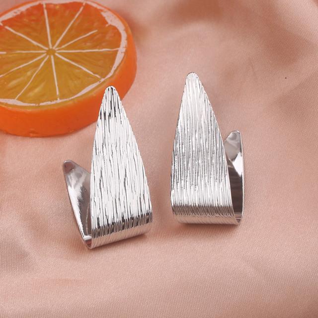 New Fashion Gold Metal Drop Earrings for Women Irregular Geometric Pendants Earrings Trend Brincos Jewelry Gift