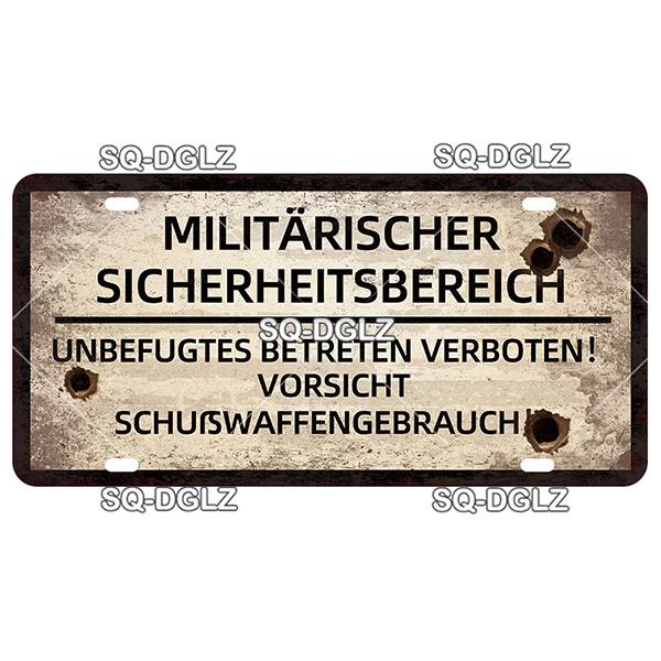 [SQ-DGLZ] Vintage Berlin City 15x30cm Plate War Tin Sign Store Bar Wall Decoration Metal Sign Home Decor Painting Plaques Poster