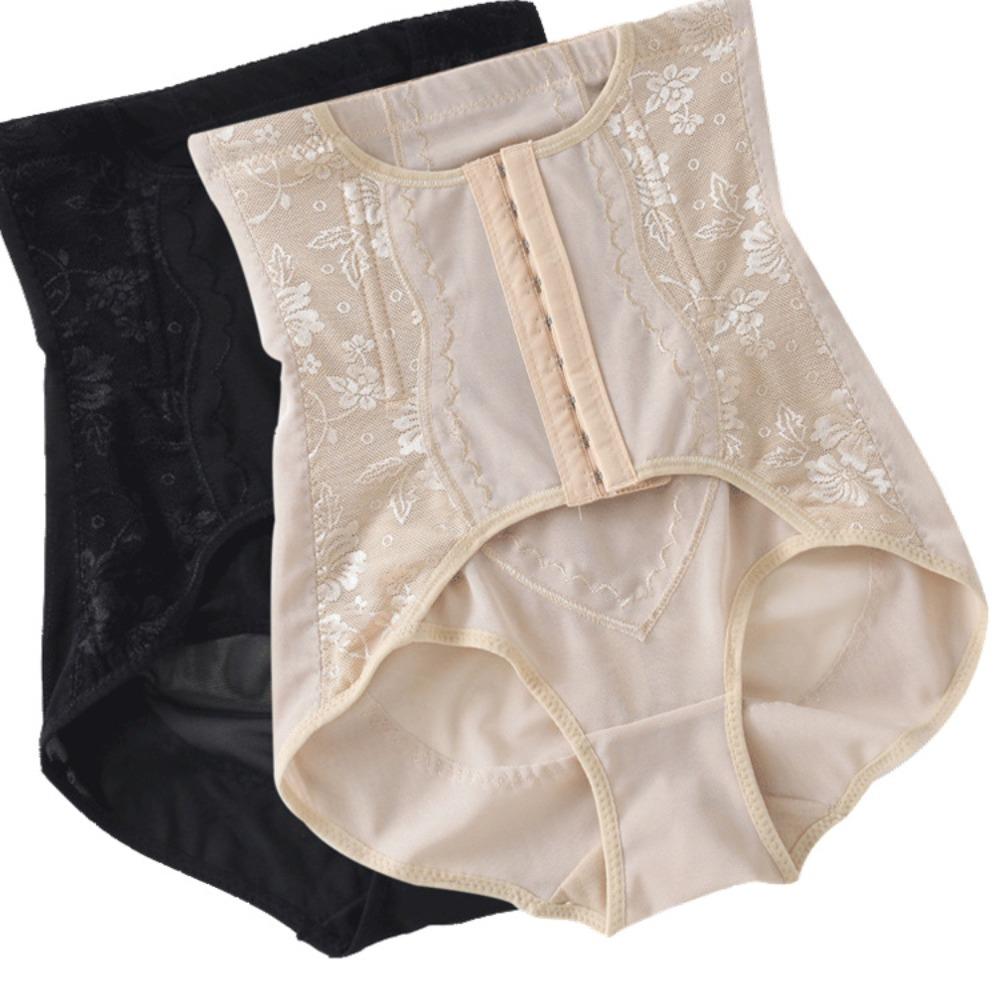 High Waist Postpartum Body Shaper Floral Tummy Control Underwear Butt Lifting Briefs  Postpartum
