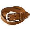 [Vincent Crafted] Tochigi Leather Stitch Leather Belt for Men, JAVIER, 35mm Wide, Made In Japan, Genuine Leather Belt, BusinessCasual,