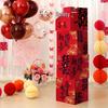 Groom's Living Room Décor: 3D Double Happiness Box and Bride's Photo Set for Wedding