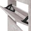 Vidaxl Szafka Na Buty, Szarość Betonu, 59X17X108 Cm