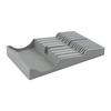 In Drawer Cutter Block Plastic 16 Slots Steak Cutter Holder Cutlery Storage Organizer with Sharpening Stone Slot for
