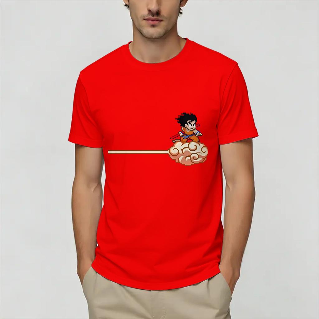 Unisex TShirts Dragon Balls Fashion Pure Cotton Tees Short Sleeve T Shirts Crew Neck Clothing Big Size