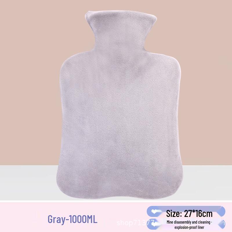 Thickened PVC Hot Water Bag for Warm Compress or Hand Warmer