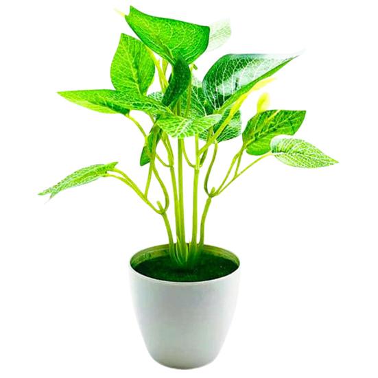 Modern Artificial Leaves Realistic Plastic Everlasting