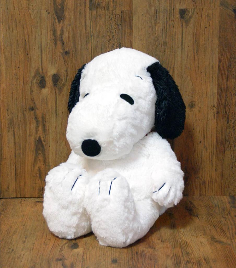 Nakajima Corporation PEANUTS SNOOPY Peanuts Hug Hug Plüschtier, Größe L, Snoopy, Schwarz, 077400-15