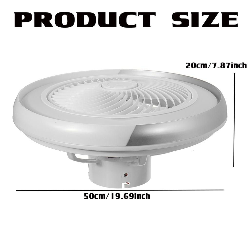 80W Remote Control Minimalist LED Ceiling Lights Fan Lamp Dimmable Fan Light Modern Acrylic Led Ceiling Fan with Lights