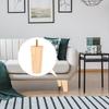 4pcs Wooden Furniture Legs Solid Natural Wood Polished Smooth For Sofa Table Cabinet Nordic Tapered Legs Replacement Feet