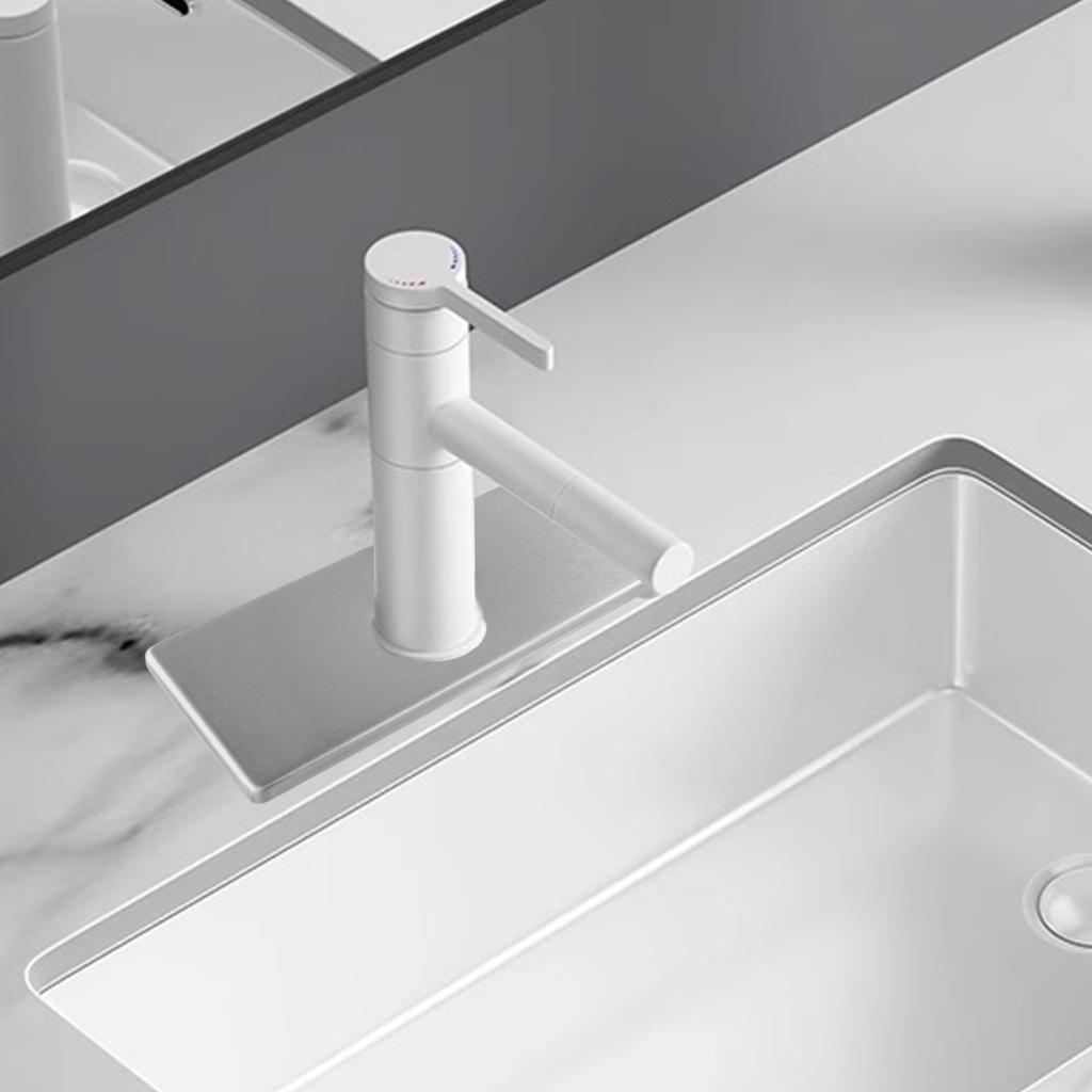 Faucet Accessories Cover Plate 1 Pcs 162mm*63mm 304 Stainless Steel Anti-corrosion Scratch Resistant Practical