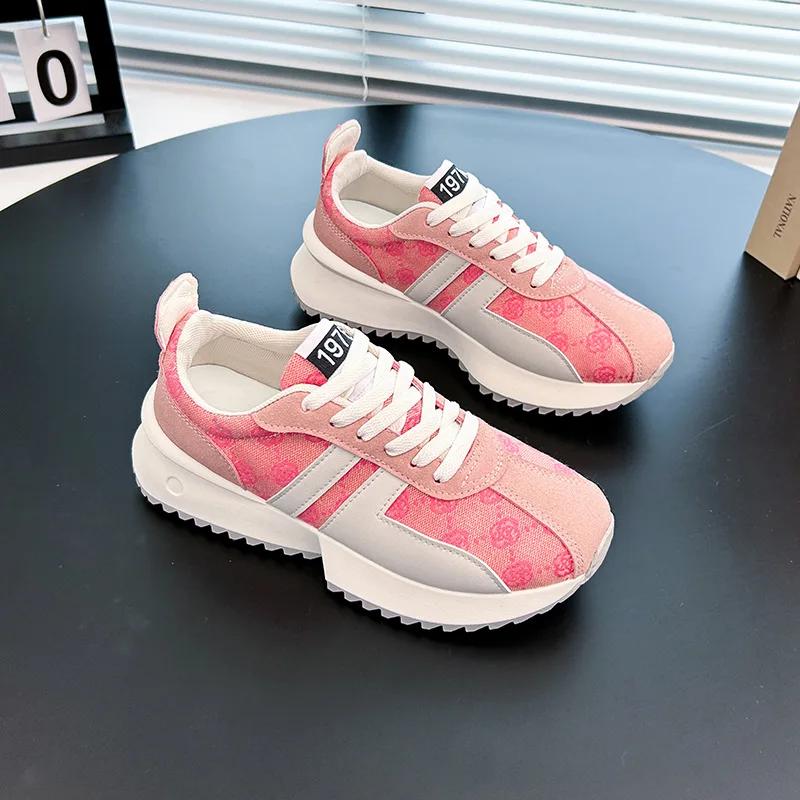 Fashion 2025 Best-selling Hot New fashion Student Running Leisure All Kind of Increased Korean Daddy Shoes Women's Shoes Women Sneakers