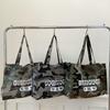 Camouflage denim canvas bag women's new fashion large-capacity tote bag casual versatile underarm shoulder bag