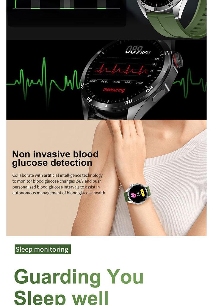2026 Premium GT4 Smartwatch with Heart Rate & Blood Pressure Monitoring