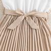 Girl's Skirt Spring  Summer Children's Dress  Fly Sleeve Colour Blocking Children's Princess Dress Girl's Dresses