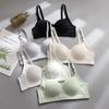 Bra Underwear High School Student Junior High School Student First Soft Easy to Move Club Activity Girls [JINJUDUO] [2-Piece Set] Bra, Bra, Bra, Cups,