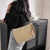 Straw Crossbody Bags for Women Summer Woven Shoulder Bag Purse Raffia Beach Wristlet Crochet Handbag Purse for Women