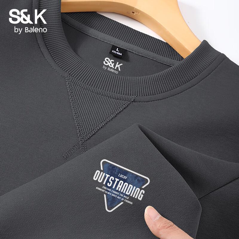 Baleno Herren S&K Serie Locker Geschnittenes Langarm Freizeit-Sweatshirt