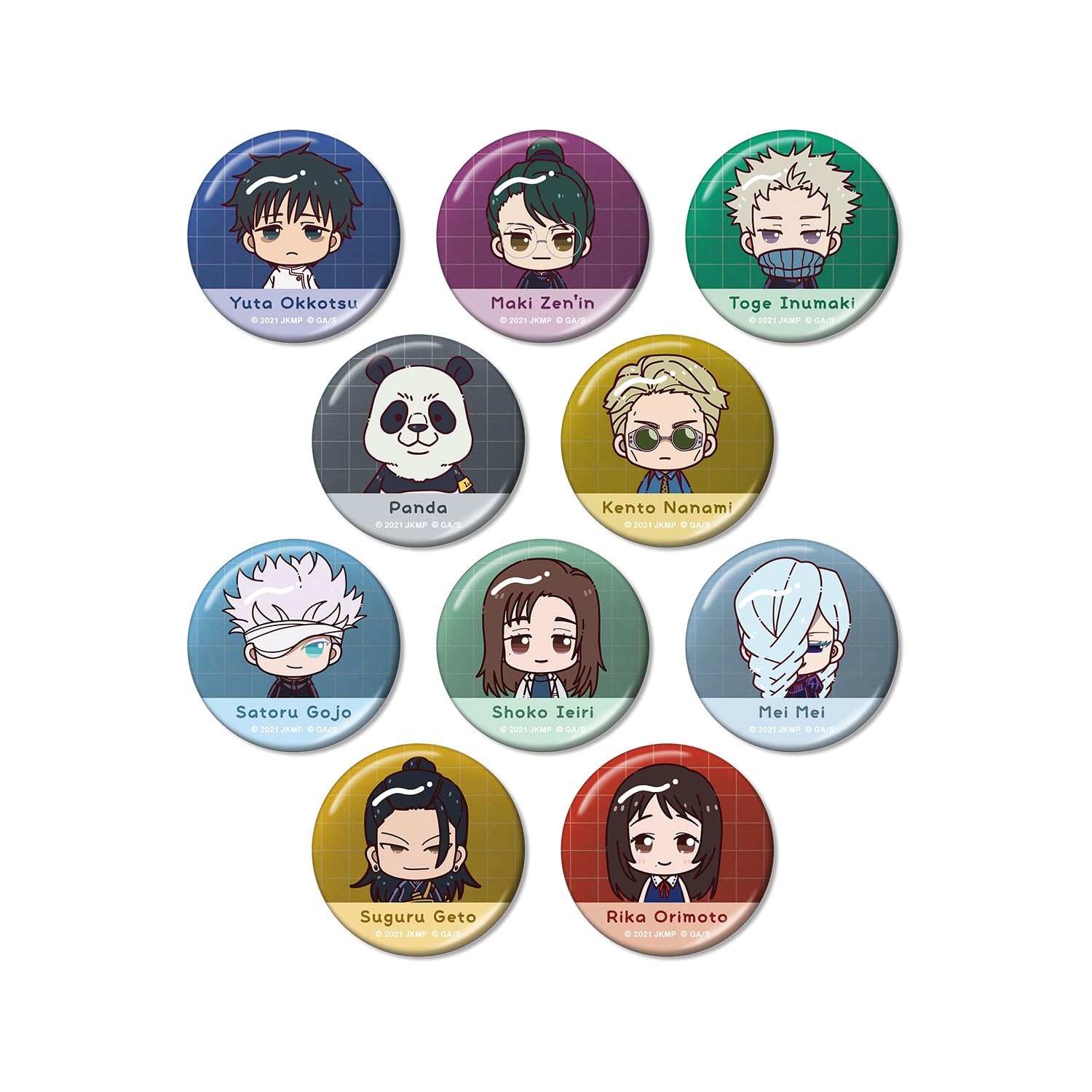 

Kaisen 0 the Trading Metallic Can Badge Box of 10 Jujutsu Movie Chokonto!