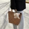 Yogodlns Women Woven Straw Casual Handmade Hollow Design Rattan Handbag Bohemia Summer Travel Beach Shopper Totes