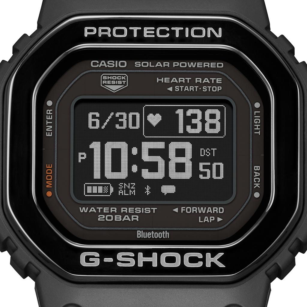 Casio Orologio Digitale Uomo Acciaio Inossidabile Resistente all'Acqua 200M Resistente agli Urti Quarzo DW-H5600MB-1