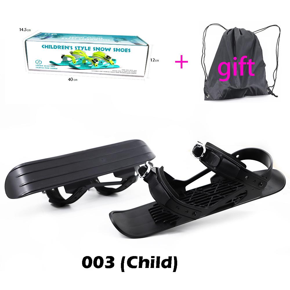 Winter Outdoor Sports Ski Boots with Nylon Metal Buckles and Adjustable Straps Ski Gear