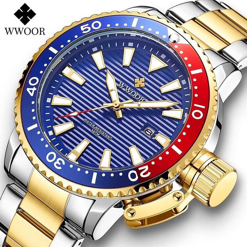 Orologio di lusso da uomo Quadrante colorato Orologio al quarzo di marca  Orologio impermeabile in acciaio inossidabile acquista in modo economico —  spedizione gratuita, recensioni reali con foto — Joom