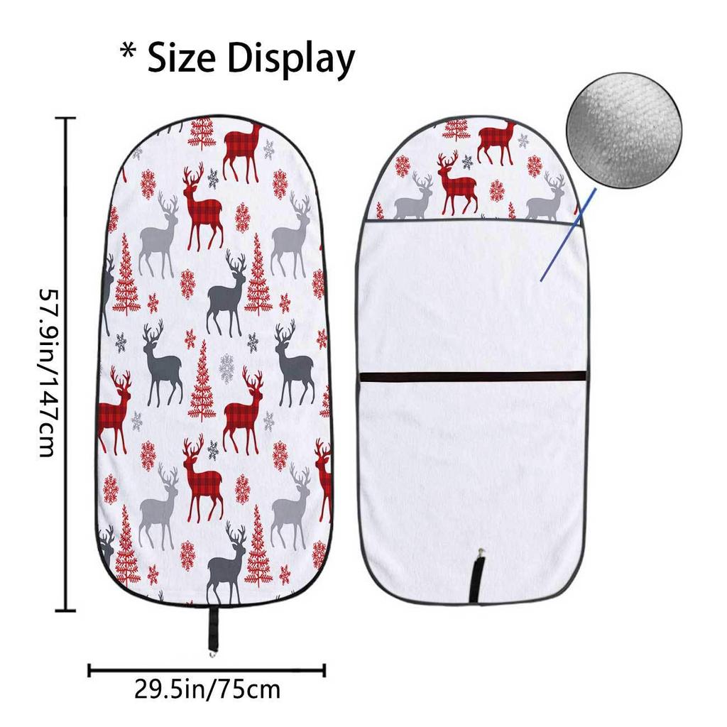 Universal Car Seat Towel Cover for Front Seat - Gym & Workout Ready, All-Season Protection