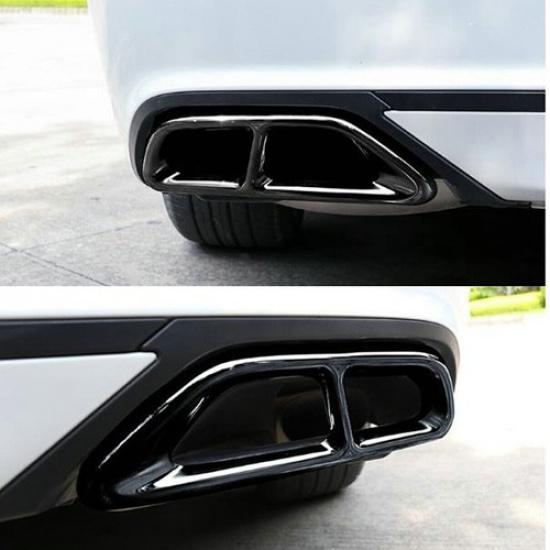 Car Rear Cylinder Exhaust Pipe Cover Trim For Honda Accord 2018- Accessories