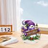 2D Flat Christmas Table Top Diamond Painting Ornament Kits 5D DIY Diamond Art Tabletop Decorations for Home Office Desktop Decor