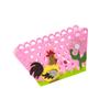 Easter Colorful Rooster Gift Storage Basket for Eggs and Candy Holder Vibranted Color Great for Easter Celebrations
