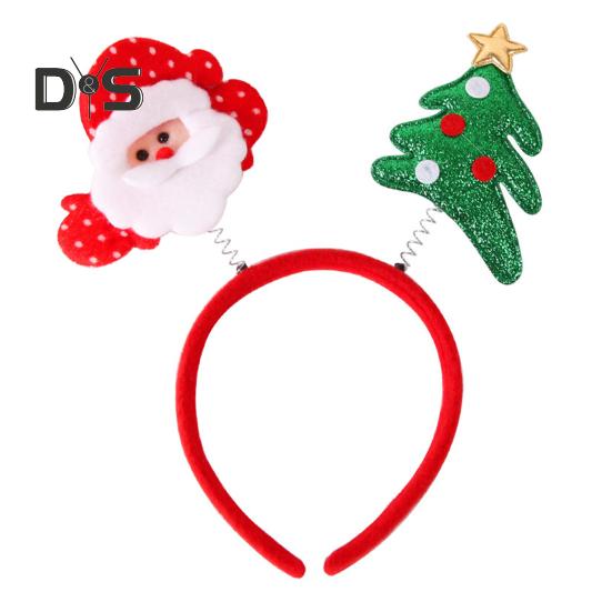 Serre-tête de Noël en forme de renne, de sapin, d'étoile, de vacances, accessoire de cosplay pour femmes et enfants