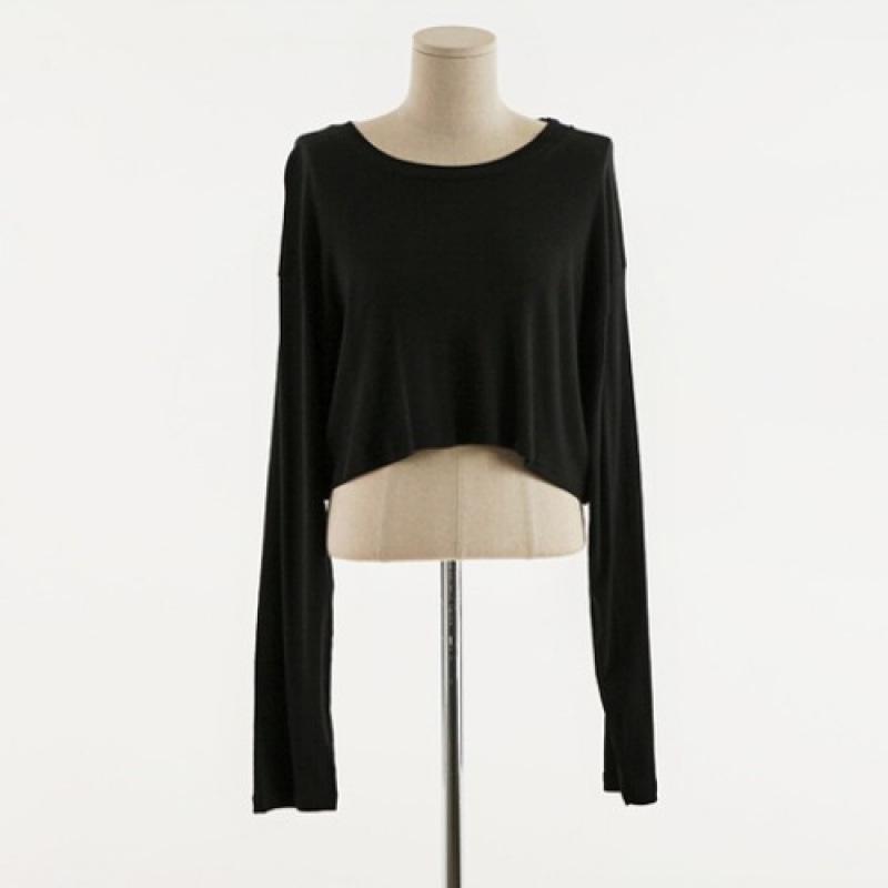 

Same-Day Shipping: Stylish Korean Women s Conch Color Long-Sleeve T-Shirt One Size