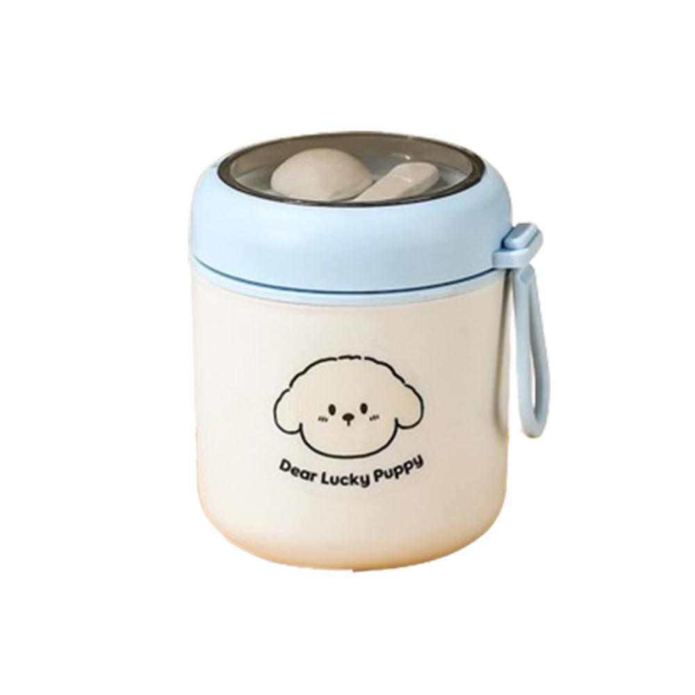 Stainless Steel Thermal Breakfast Cup 530ml Vacuum Soup Cup Portable Sealed Lunch Box  Camping